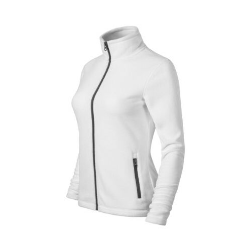 Malfini Shift 851 Women's White Microfleece Jacket (side view)