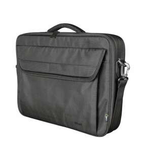Trust Atlanta recycled 15.6 inch laptop bag angled view - Laptop Bag and Case