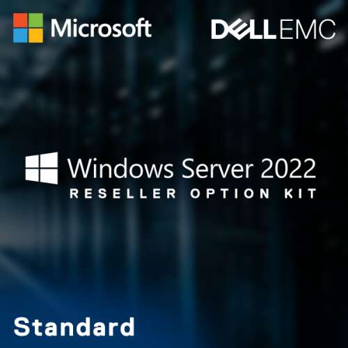 Dell emc server sw - rok windows server 2022 eng, standard edition, 16 kern, 64bit os. 634-BYKR