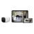 Anker EufyCam 2 Pro security camera with smartphone and tablet showing live feed
