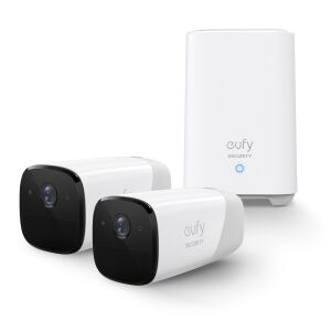 Anker EufyCam 2 Pro Überwachungskamerasystem mit zwei Kameras und Basisstation - Eufy