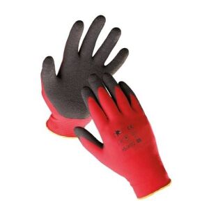 HS-04-012-Immersed PES LATEX Protective Gloves (Hornbil Light) Red 10 Red 121786129 - Work gloves