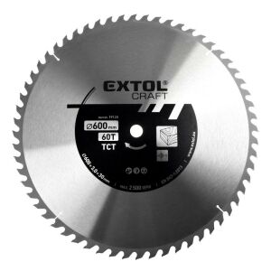 Fűrészlap, Extol, SK lapok, 600x3,8x30mm, 60T