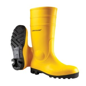 Dunlop S5 Safety Boots, Yellow PVC, 142YP Yellow 41 121788164 - Dunlop