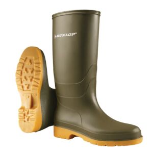 Dunlop Dull PVC Waterproof Green Boots 40 121788202 - Safety boots
