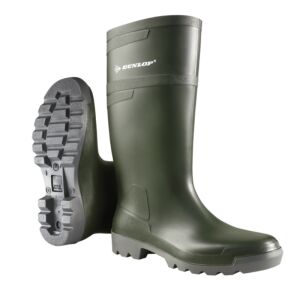 Dunlop Hobby Safety Boots, PVC VERZI, W486711 Green 42 121788555 - Dunlop