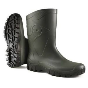 DUNLOP DEE Green PVC Short Safety Boots 46 121788599 - Dunlop