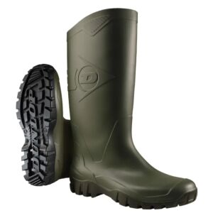 Защитни ботуши, Dunlop Dane, PVC, водоустойчиви, зелени 44 121788616 - Безопасност и здраве при работа