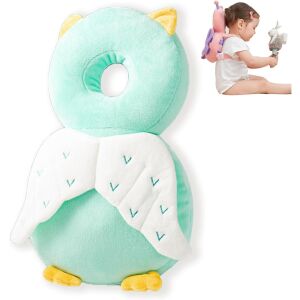 KipHome Бухал Защита на главата на бебето Раница Възглавница с бебе - Текстил за дома