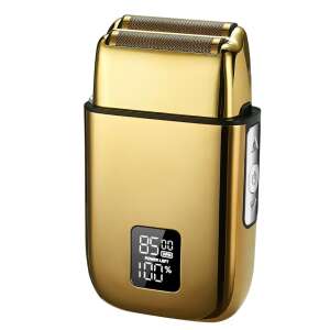 BIRAI® LK-2015 4D Professioneller Elektrorasierer, Gold, mit LCD-Display, 8500 U/min, 3 Geschwindigkeitsstufen, wasserdicht, USB-Ladung - Haarentfernung & Rasur