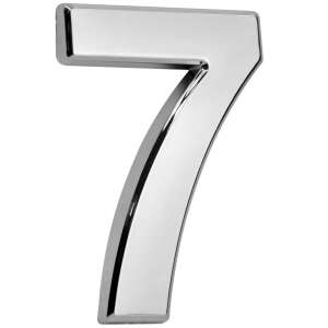 Silver 3D house number 7, Strend Pro MagicHome - House Number Plate