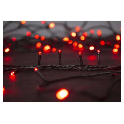 Christmas tree lights, 10 meters, 8 programs, red light, 100 LEDs, IP44 108861118