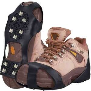 Csúszásgátló cipőtüskék jégre és hóba, fekete fém tüskékkel, M méret 36-40 - Csúszásgátló cipőtalp