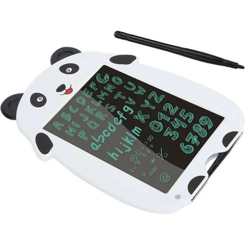 Panda alakú LCD írótábla gyerekeknek, rajztábla, törölhető, újrafelhasználható, oktatójáték - Lufi