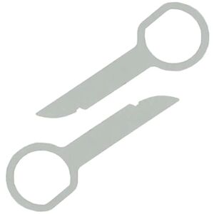 Univerzális autórádió kihúzó kulcskészlet 9 cm, acél