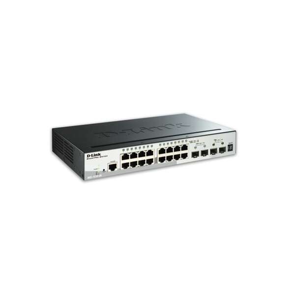 D-Link DGS-1510-20/E Switch 16x1000Mbps + 2xGigabit SFP + 2xGigab...