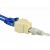 RJ45 elosztó használat közben, két hálózati kábel csatlakoztatása