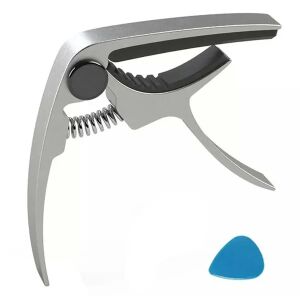 Gitár kapodaszter akusztikus és elektromos gitárhoz + pengető 131443464 - Hangszer