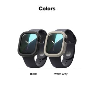 Etui Ringke Air do Apple Watch 42mm, kolory czarny i ciepły szary - Etui do inteligentnych zegarków