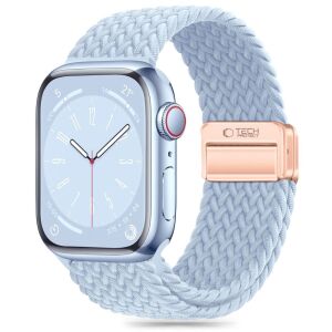 Pasek Tech-Protect Nylon Mag jasnoniebieski do Apple Watch na Apple Watch - Pasek do inteligentnego zegarka