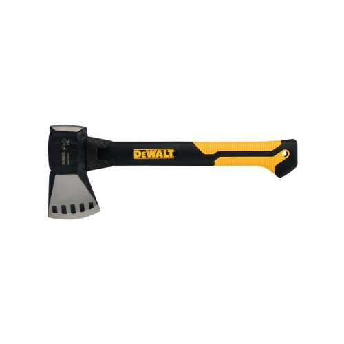 DEWALT EXOCORE Balta 567 g fejsze, fekete és sárga, 3/4 nézet
