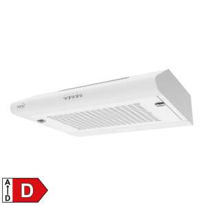 Home KPE 6038W white kitchen hood, 2 motor, 3 speed, 60cm - Range Hood
