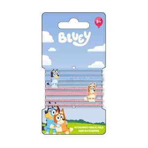 Bluey hajgumi szett - 8 db - Kék és Rózsaszín