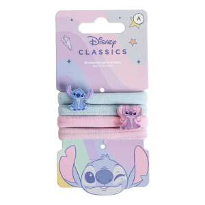 Комплект ластици за коса Disney Lilo & Stitch Classics, 4 броя, с фигури на Stitch и Angel - Дъвка за коса