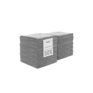 Set de 50 șervețele din microfibră Chemicalworkz Allrounder, 40x40 cm, gri - ChemicalWorkz Lavete din microfibre