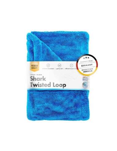 Prosop auto ultra absorbant Chemicalworkz Shark Twisted Loop Towel, 1400GSM albastru 60x40 cm
