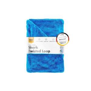 Ultra savá utierka do auta Chemicalworkz Shark Twisted Loop Towel, 1400GSM modrá 60x40 cm 108888480 - Utierky z mikrovlákna