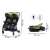 Fill Duo YD209T twin stroller dimensions, showing width, height and length