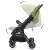 Fill Duo YD209T twin stroller, side view, showing adjustable canopy