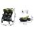 Fill Duo double stroller dimensions, folded and unfolded