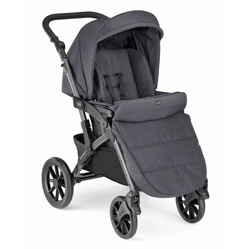 CAM Dinamico Smart Duo stroller in dark grey, 2-in-1 convertible pram