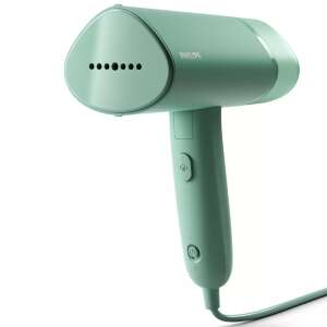 Philips 3000 Series STH3010/70 Vertikal-Dampfbügeleisen, 1000 W, 20 g/min, kompakt und faltbar, abnehmbarer 100-ml-Tank, Abdeckung, Türkis
