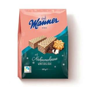Manner Kókuszcsók ízű ostya 185g