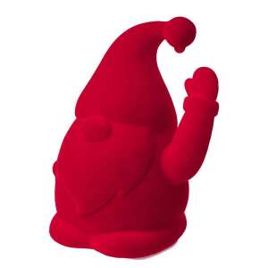 CLAUS integető manó karácsonyi dekoráció, piros, 16 cm - Nonbrand Karácsonyi dekoráció