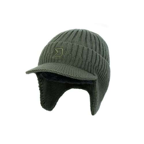 Delphin Hybro téli sapka fülvédővel, zöld, oldalnézet