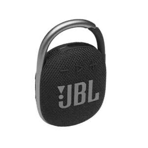 Prijenosni Bluetooth zvučnik JBL Clip 4 u crnoj boji, pogled iz kuta - Bluetooth zvučnik