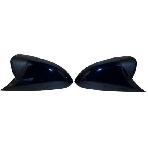 Pair of black glossy side mirror covers for VW Golf 6, AutoVision brand
