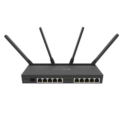 Mikrotik RB4011IGS+5HACQ2HND-IN Wireless Router, Dual Band AC2000, 10 Gigabit Ports, SFP+ Port
