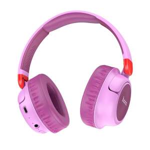 Hoco Adventure W43 lila vezeték nélküli fejhallgató 3.5 mm-es jack és TF kártya foglalattal - Hoco