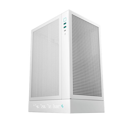 DeepCool CH170 DIGITAL WH Fehér Mini-ITX Számítógépház - DeepCool