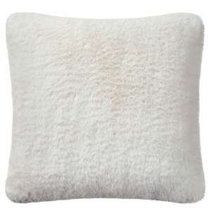 WILD THING fehér műszőrme párna, 50 x 50 cm - Díszpárna