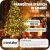 Injection-molded artificial Christmas tree with metal stand 138344271