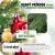 Injection-molded artificial Christmas tree with metal stand 138344271