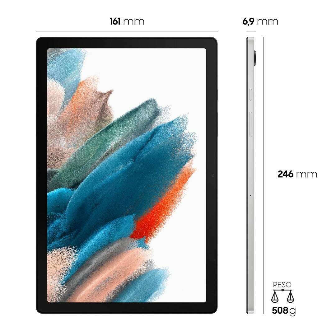 Samsung galaxy tab a8 x200 32gb 3gb ram tablet (sm-x200nzsaeue), ezüst