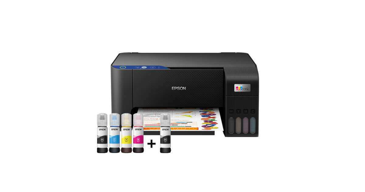 Imprimantă Cu Jet De Cerneală Epson Ecotank L3211 A4 Multifuncțională Color 5760x1440 Dpi 0185
