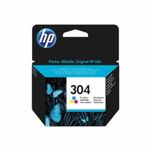 HP 304 Tri-Color Ink Cartridge - Original HP Ink - Printer supply